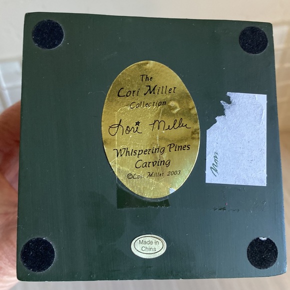 Lori Miller Whispering Pines Santa Candleholder 2008 Vintage - Picture 5 of 6